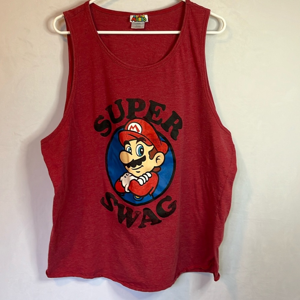 Super Mario Shirt Men Nintendo 2016 XL Red